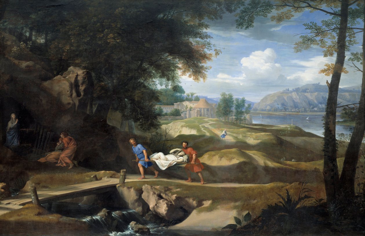懺悔する聖マリアの奇跡。フィリップ・ドゥ・シャンパーニュ（1602-1674）による絵画 作： フィリップ・ド・シャンペーン