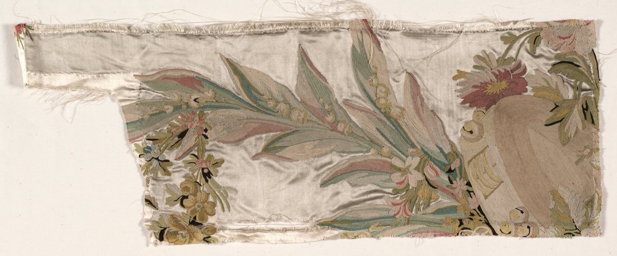 Coverlet Fragment、c。 1760-1770。 作： フィリップ・ド・ラサル