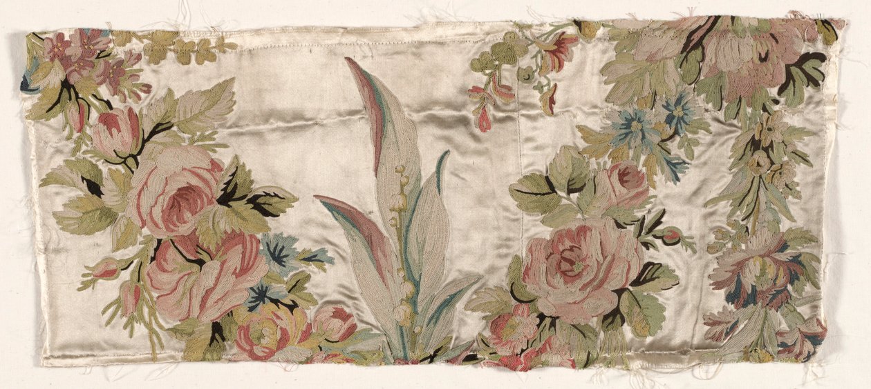 Coverlet Fragment、c。 1760-1770。 作： フィリップ・ド・ラサル