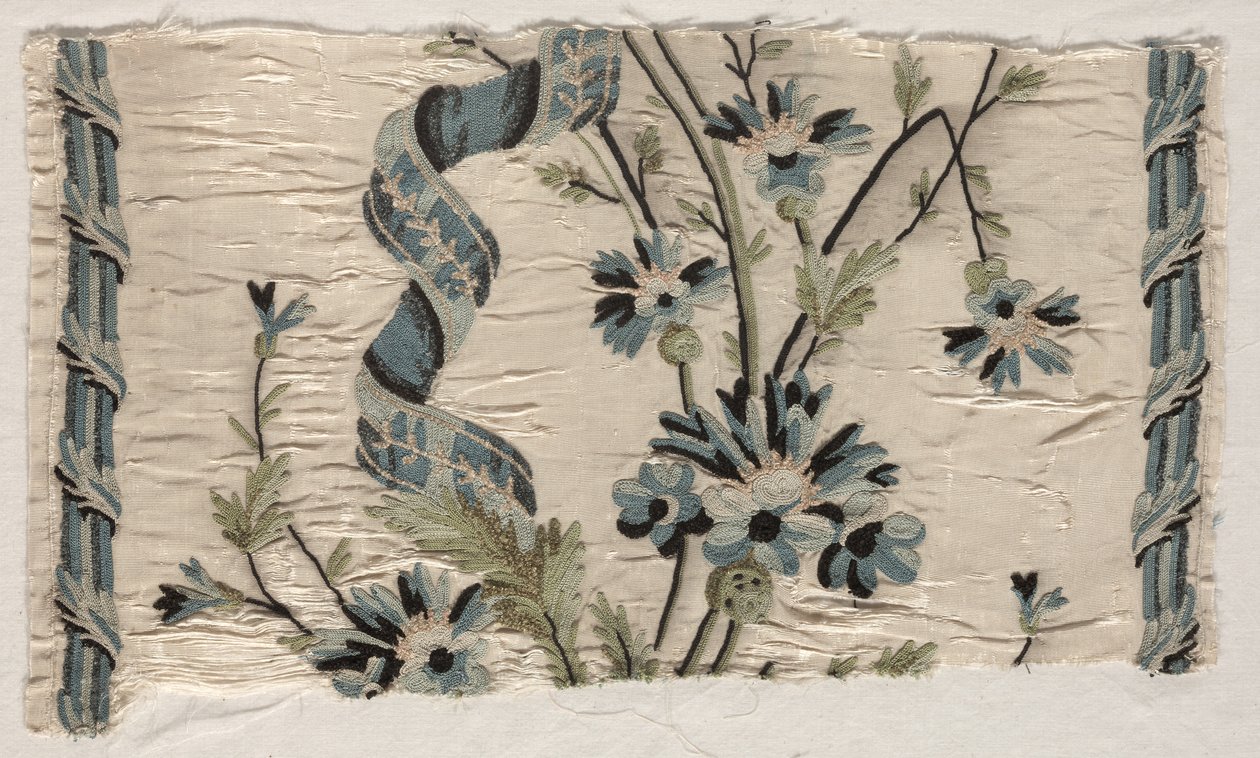 2枚の刺繍、1723-1774。 作： フィリップ・ド・ラサル