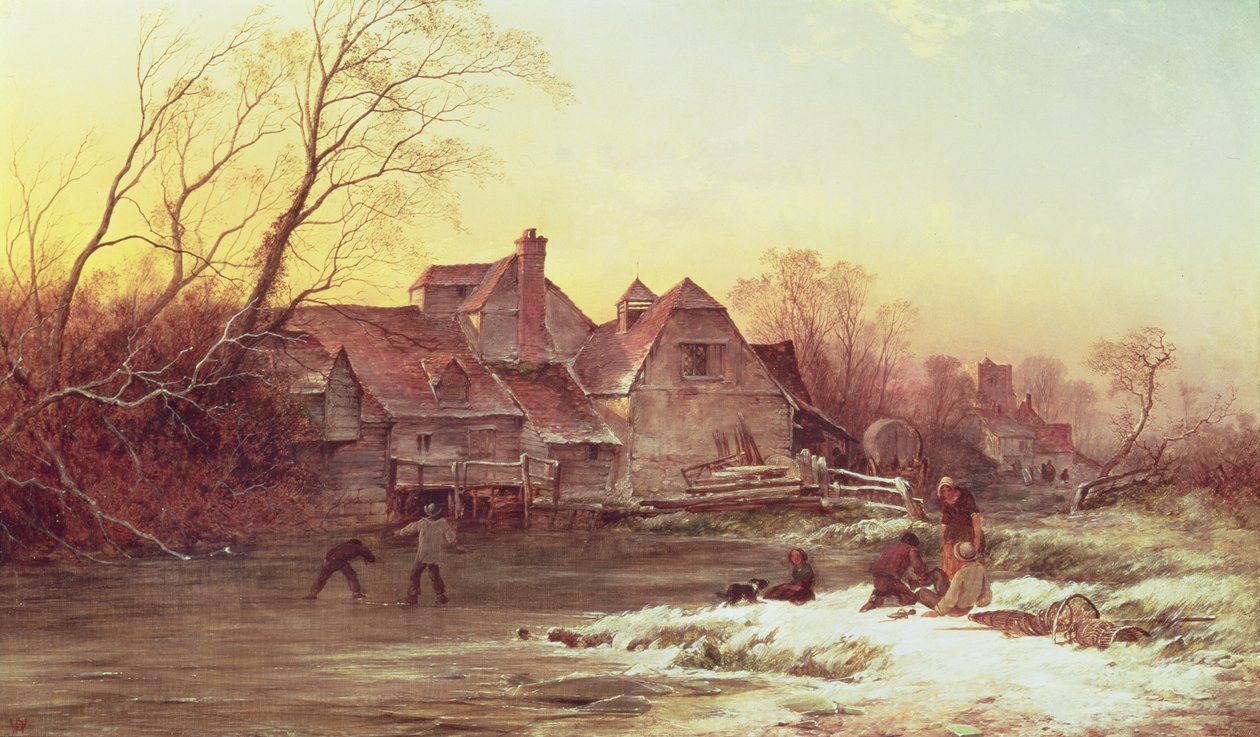 冬の情景 作： Philips Wouwerman