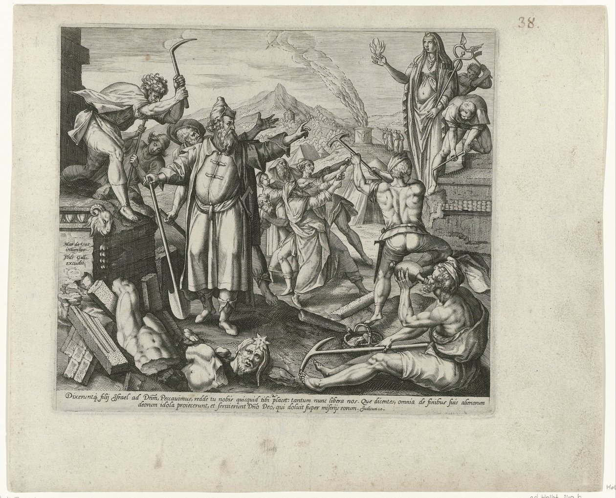 Vernietiging van de afgodsbeelden van Baal Boetedoening en berouw in het Oude Testament en het Nieuwe Testament (シリーズ タイトル) 神の耽溺と憐れみの一種であり、罪を犯した人々に対して、彼は心を尽くして悔い改め、神に立ち返る 作： フィリップ・ハレ（のワークショップに起因）