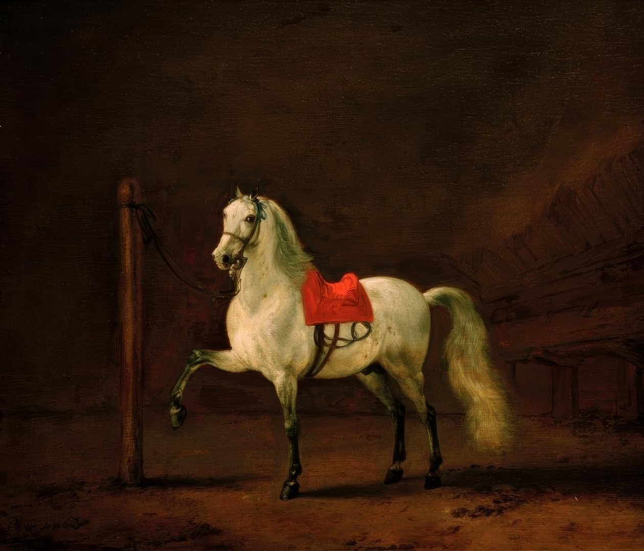 納屋のカビ 作： Philips Wouwerman