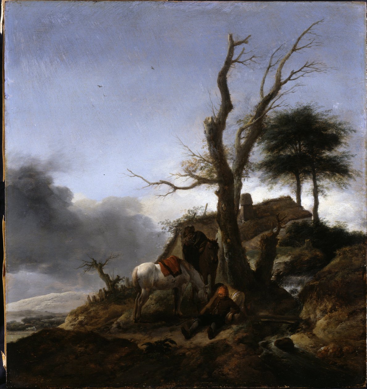 旅行者の立ち寄り 作： Philips Wouwerman