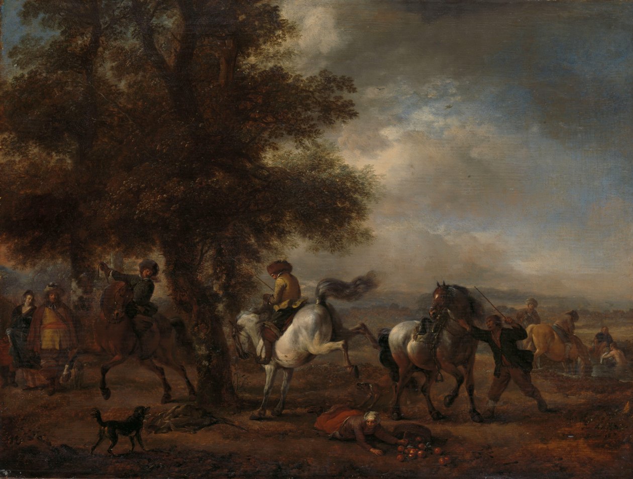 バッキンググレイ 作： Philips Wouwerman