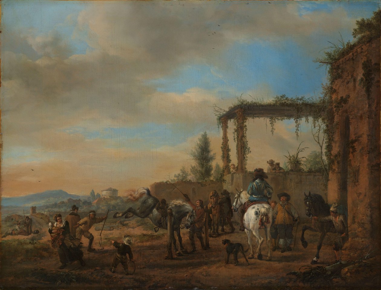 乗馬学校 乗馬学校 作： Philips Wouwerman