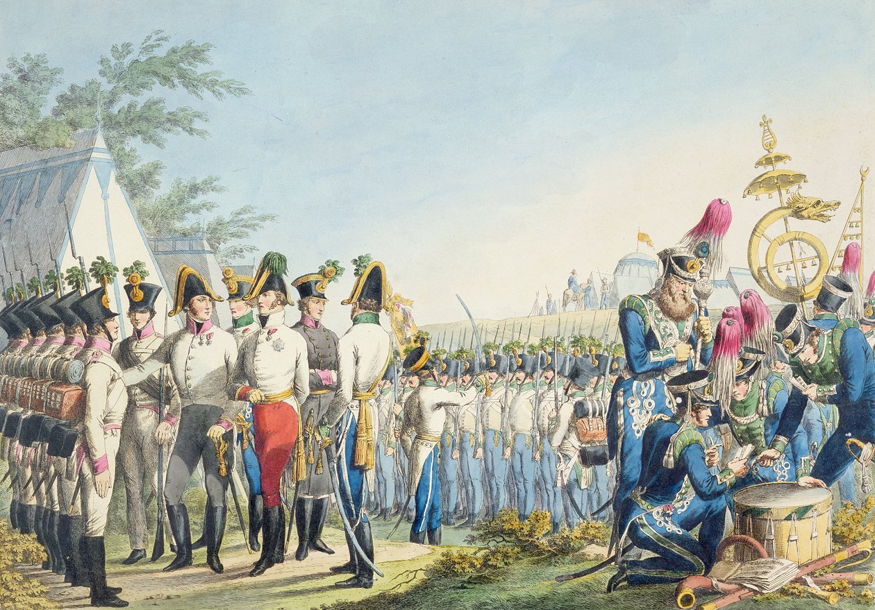 ナポレオン戦争後の新しい帝国王立オーストリア軽歩兵、1820年頃