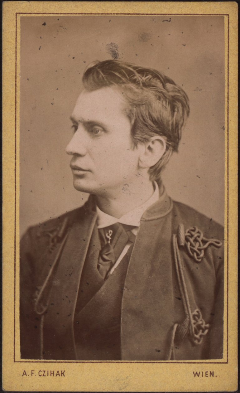 レオポルド・フォン・ザッハー＝マゾッホ 1836-1895年、c. 1880年 作： 写真スタジオAdolfF。Czihak