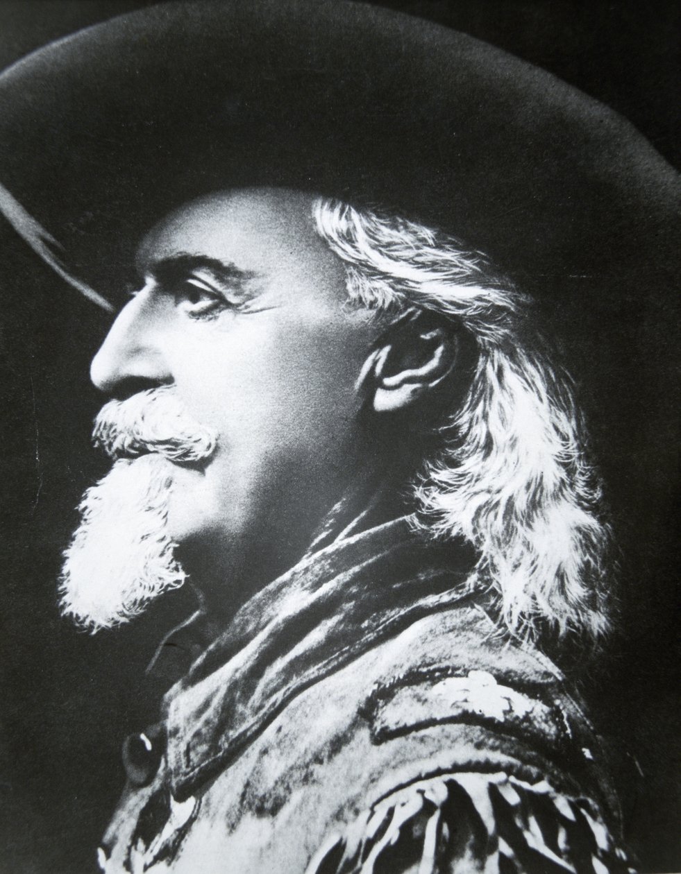 バッファロー・ビル（1846-1917）（モノクロ写真 作： 写真家 アメリカ人