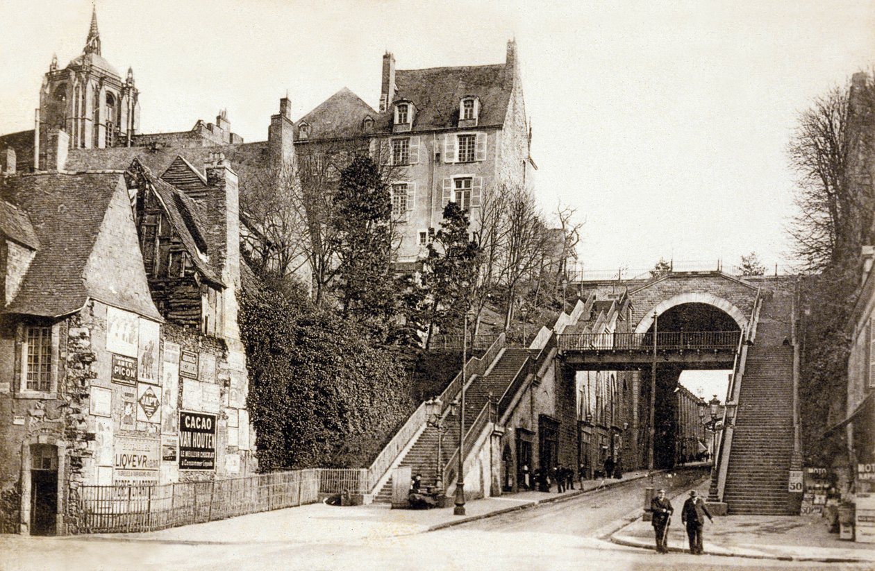 Le Mans, França, c. 1900 (foto em preto e branco) 作： 写真家フランス人
