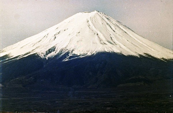 河口湖から見た富士山（写真） 作： 写真家日本人