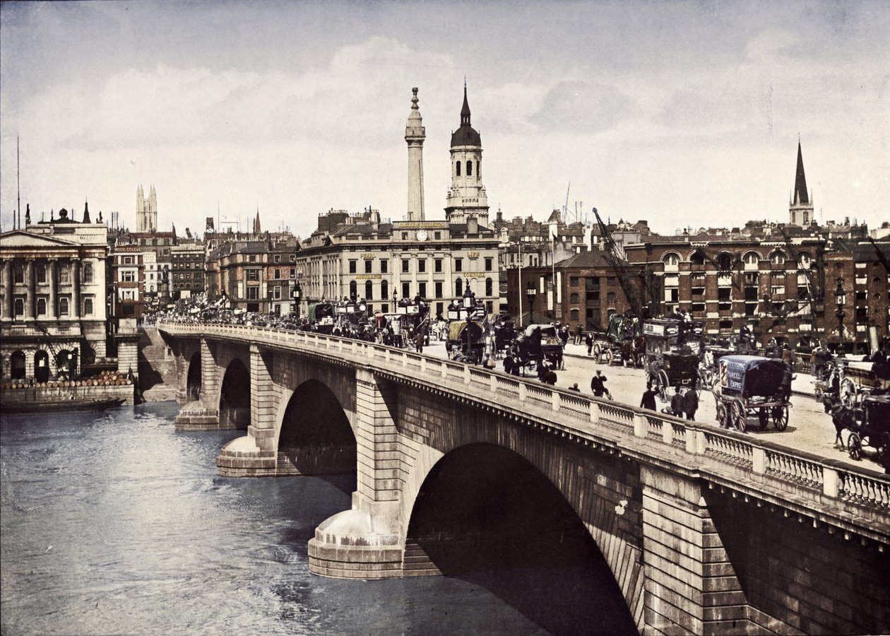 ロンドン橋、ロンドン市、1911 作： 絵画庁
