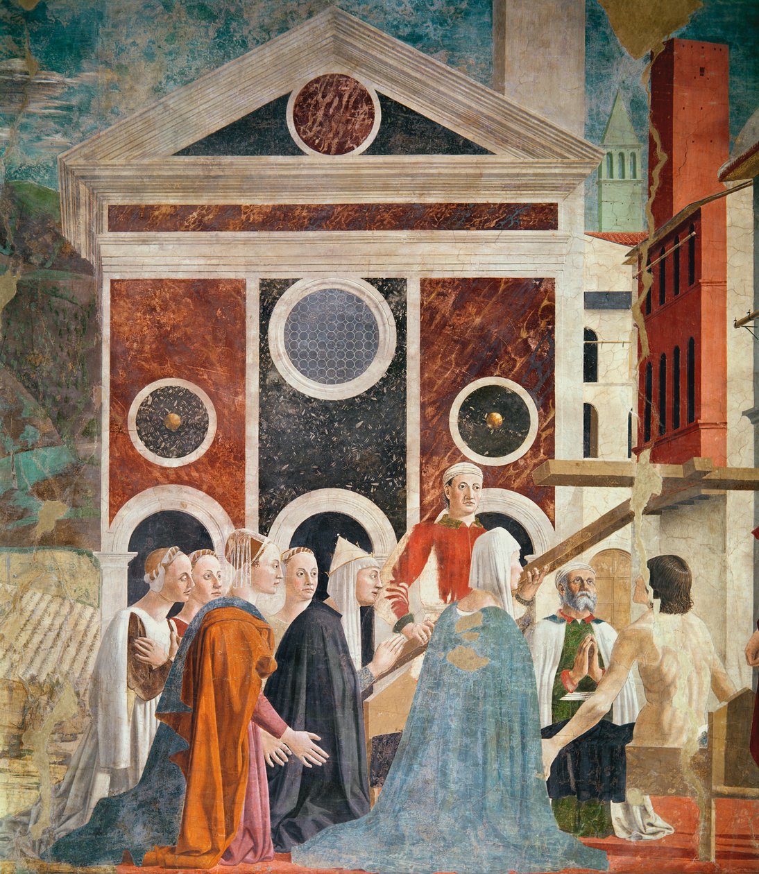 トゥルークロスの検証、c.1452-59（詳細） 作： ピエロ・デラ・フランチェスカ