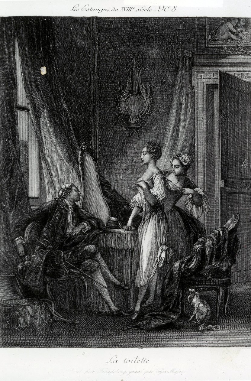 La Toilette、1771 作： ピエール・アントワーヌ・ボードーアン