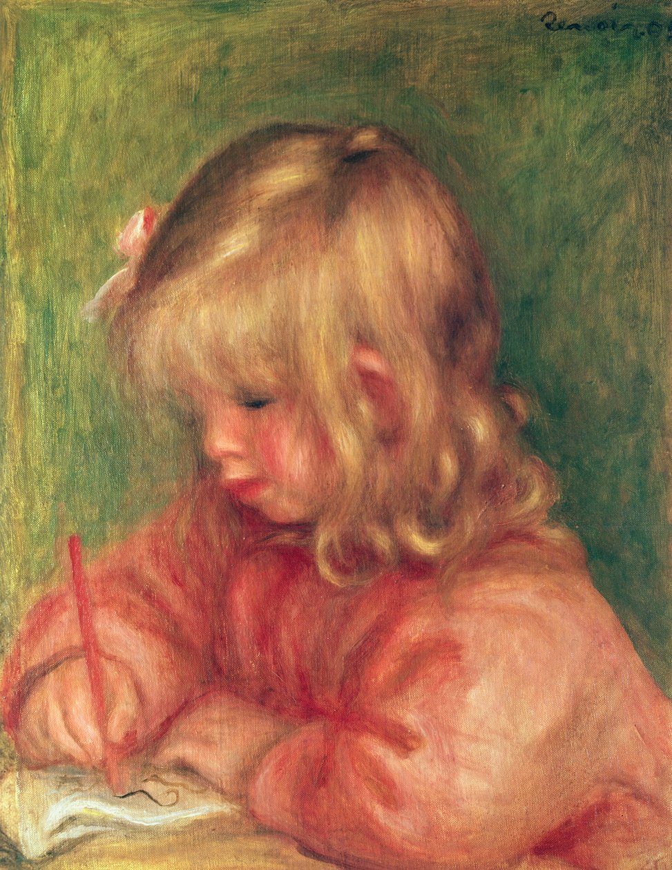 子供の絵、1905 作： ピエールオーギュストルノワール