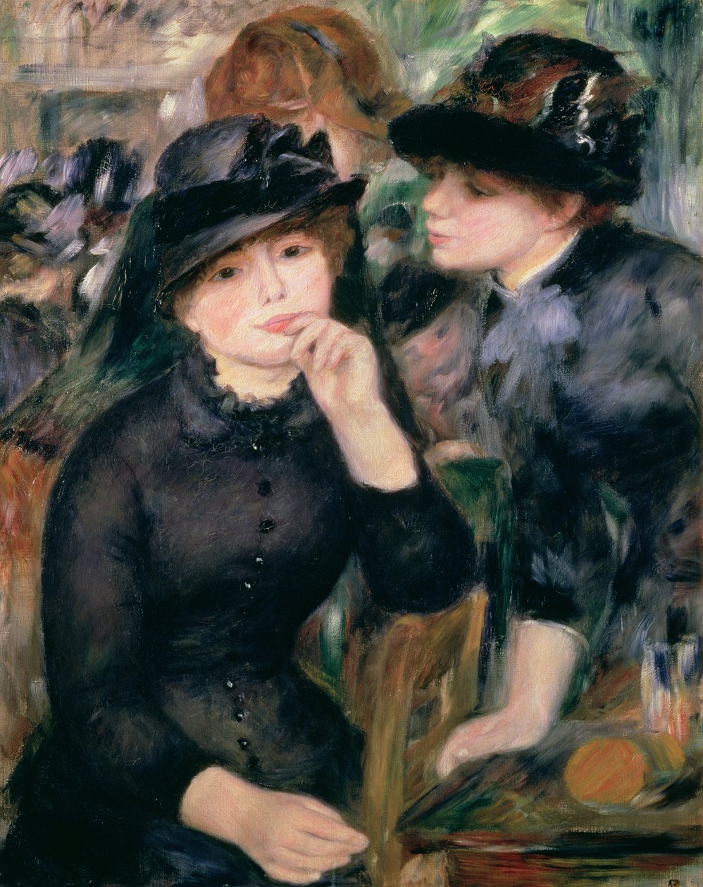 黒人の少女、1881〜82年 作： ピエールオーギュストルノワール