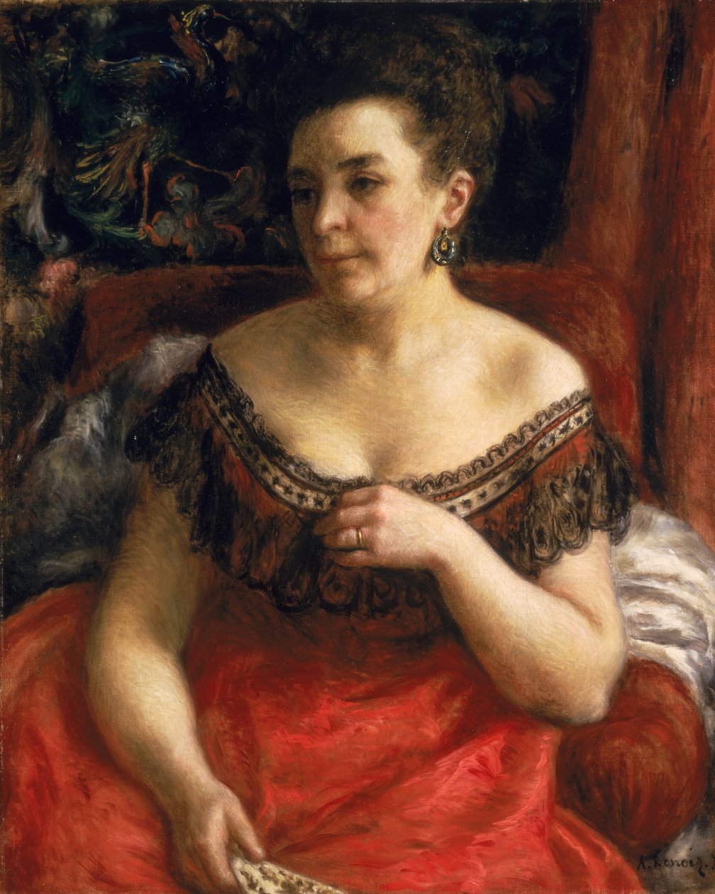 ブランシュ・マリー・ルノワール（旧姓ブラン）の肖像1870 作： ピエールオーギュストルノワール