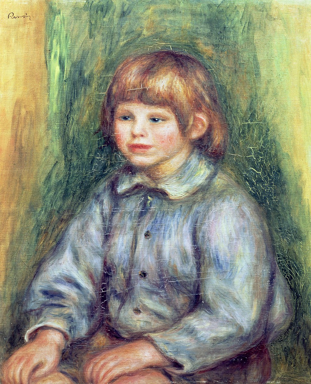 クロード・ルノワールの肖像画（1901-81）1905-08 作： ピエールオーギュストルノワール