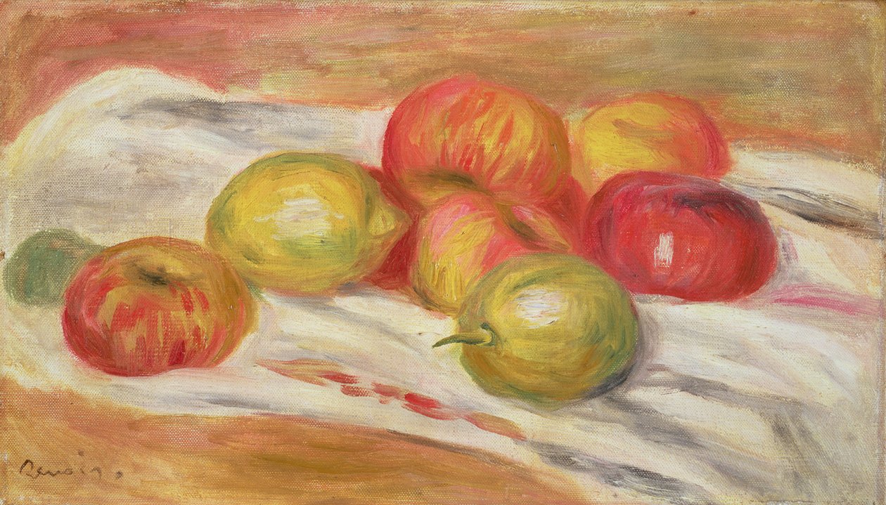 7つのリンゴ、1910 作： ピエールオーギュストルノワール