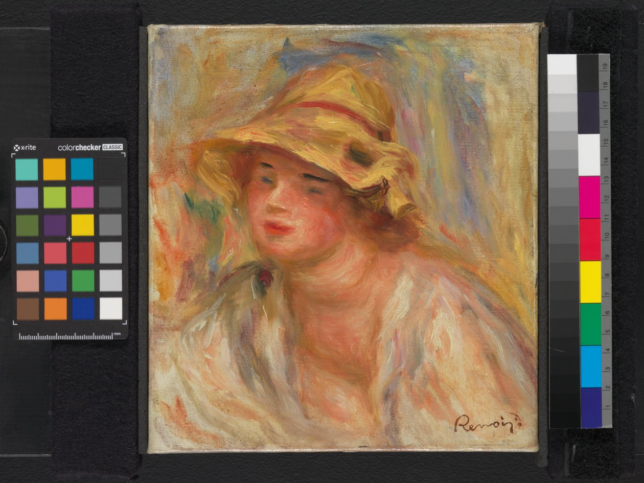 少女の研究、1918-19年 作： ピエールオーギュストルノワール