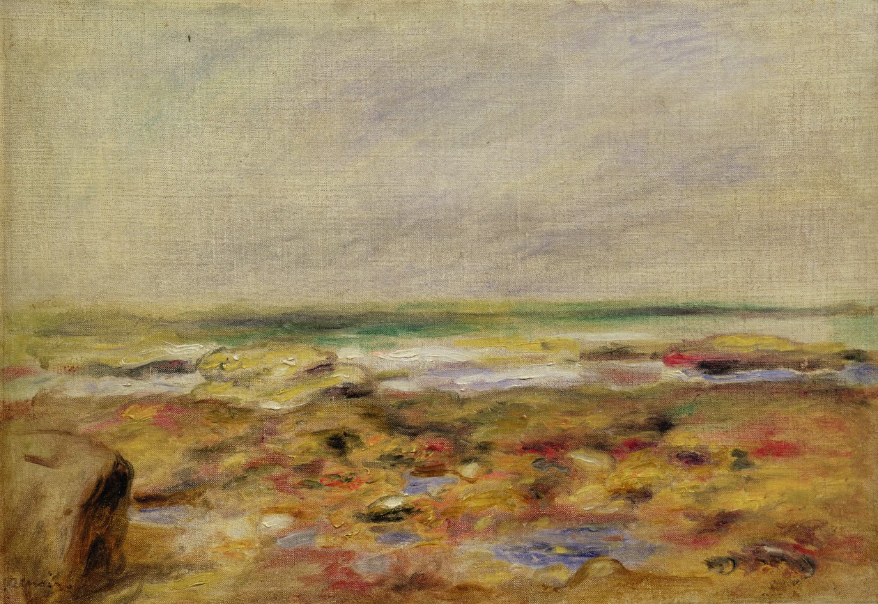 マルチーグのビーチ、1888 作： ピエールオーギュストルノワール