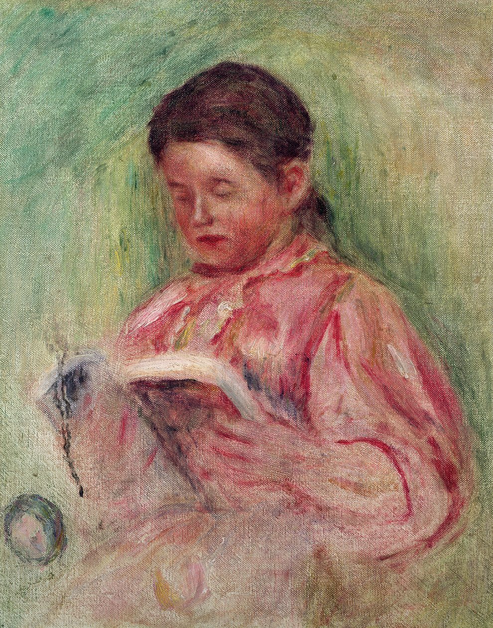 女性の読書 作： ピエールオーギュストルノワール
