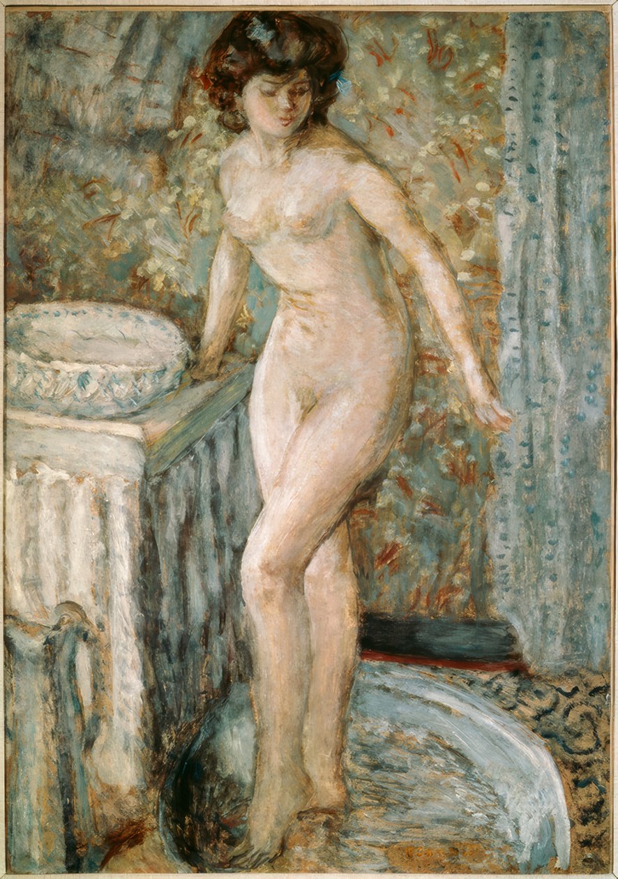 P.Bonnard、トイレで行動する 作： ピエール・ボナール