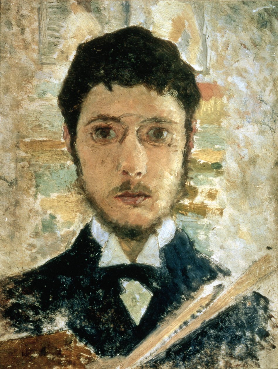 自画像、1889 作： ピエール・ボナール