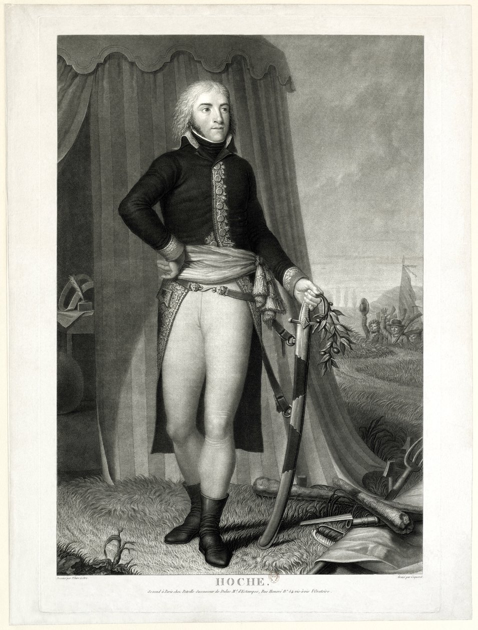 ラザールオッシュ（1768-1797）、フランス将軍 作： ピエール・シャルル・コケレット