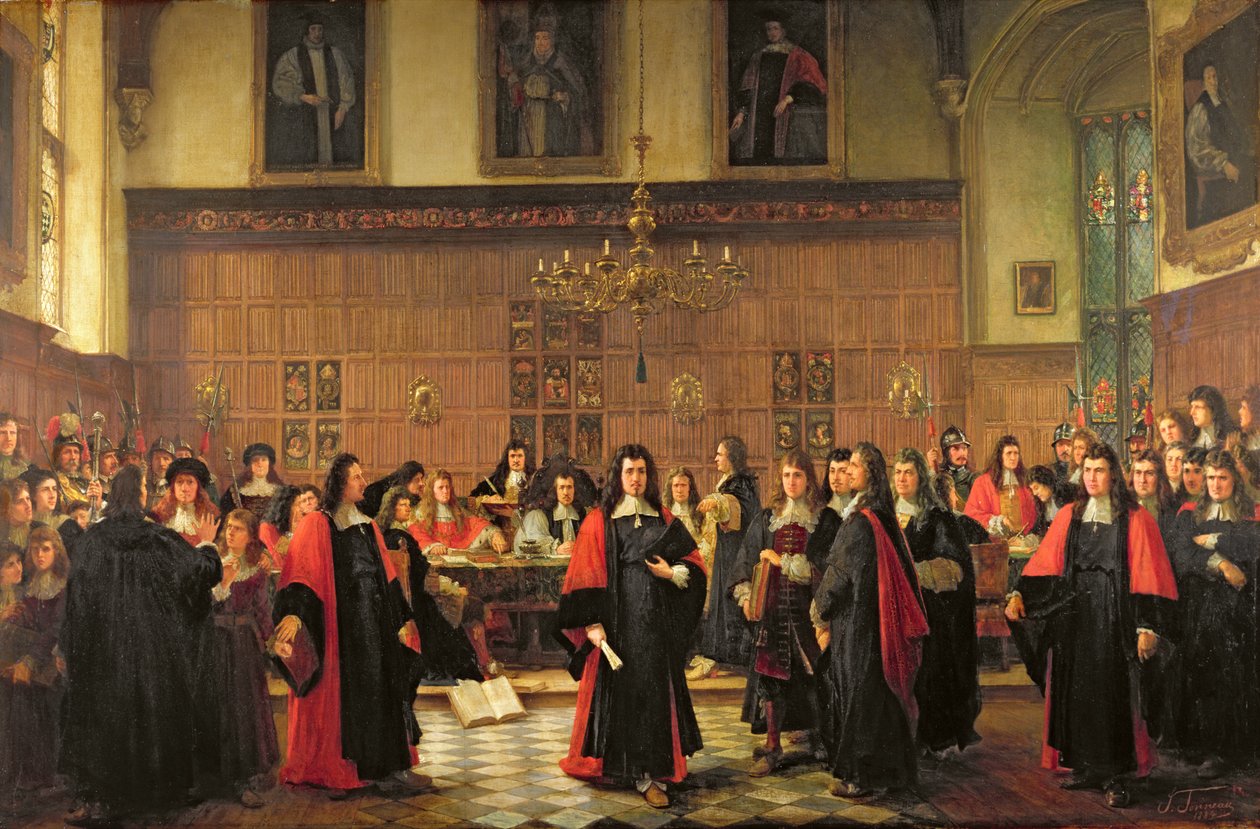 1687年、1884年のフェローの追放 作： ピエール・フランソワ・ジョゼフ・トノー