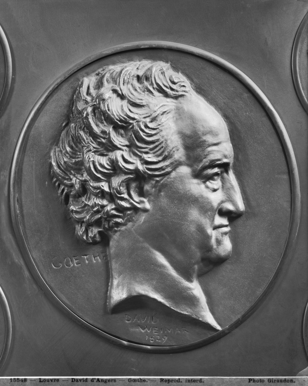 ヨハン・ヴォルフガング・フォン・ゲーテ、1829年（ブロンズ） 作： ピエール・ジャン・デイヴィッド・ダンジェ