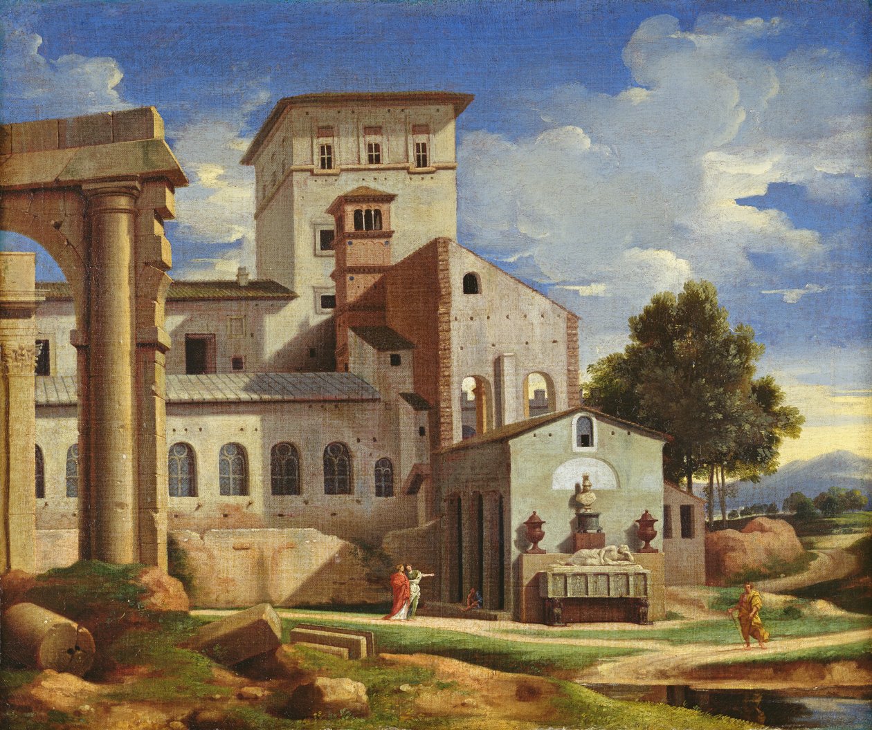 イタリアの風景 作： ピエール・ルメール