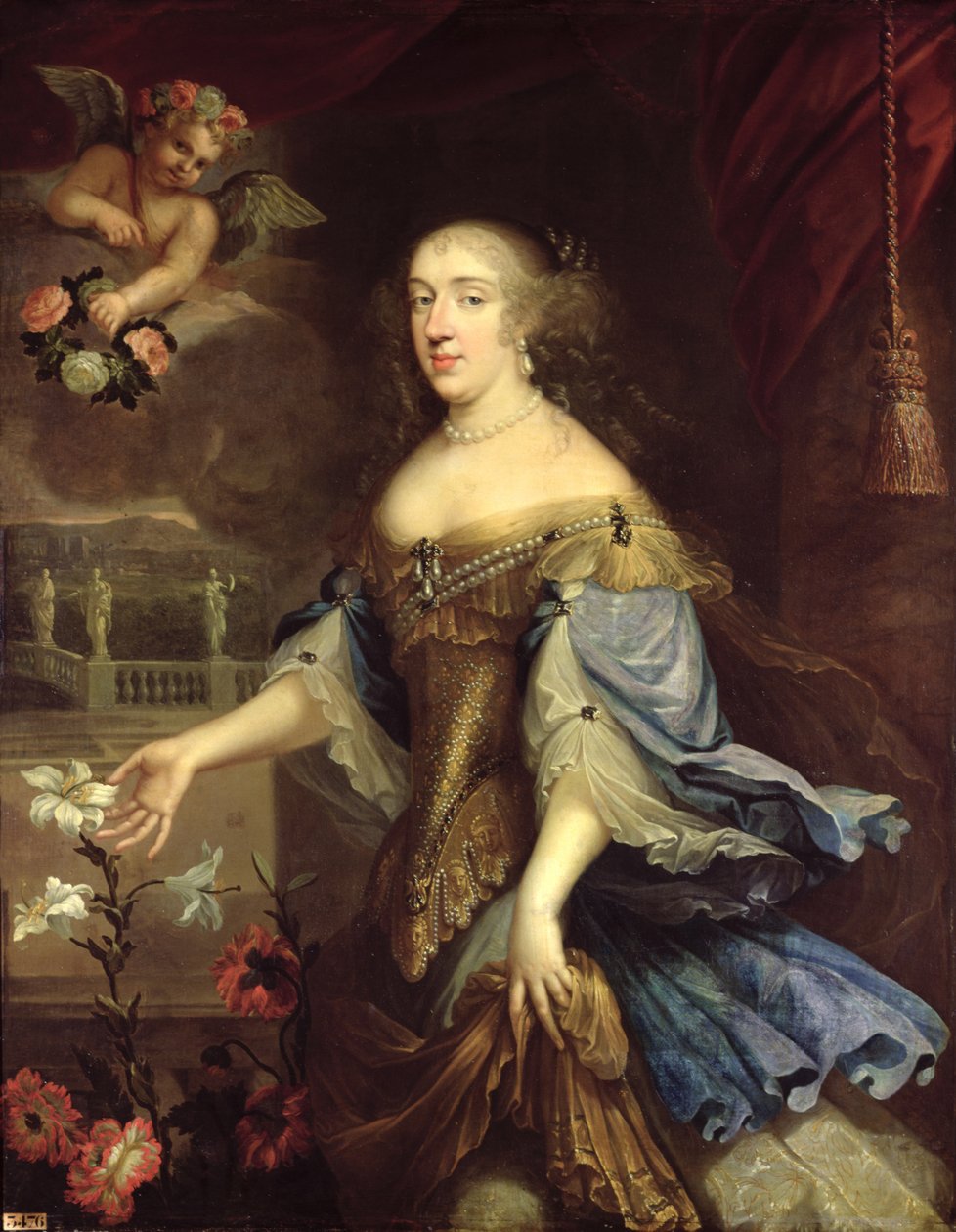 アン・マリー・ルイーズ・ドルレアン（1627-93）1662年以降のモンペンシエ公爵夫人 作： ピエール・ミニャール