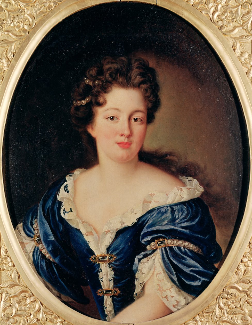 マリー・アン・マンチーニ（1646-1714）コロンナ姫の肖像 作： ピエール・ミニャール