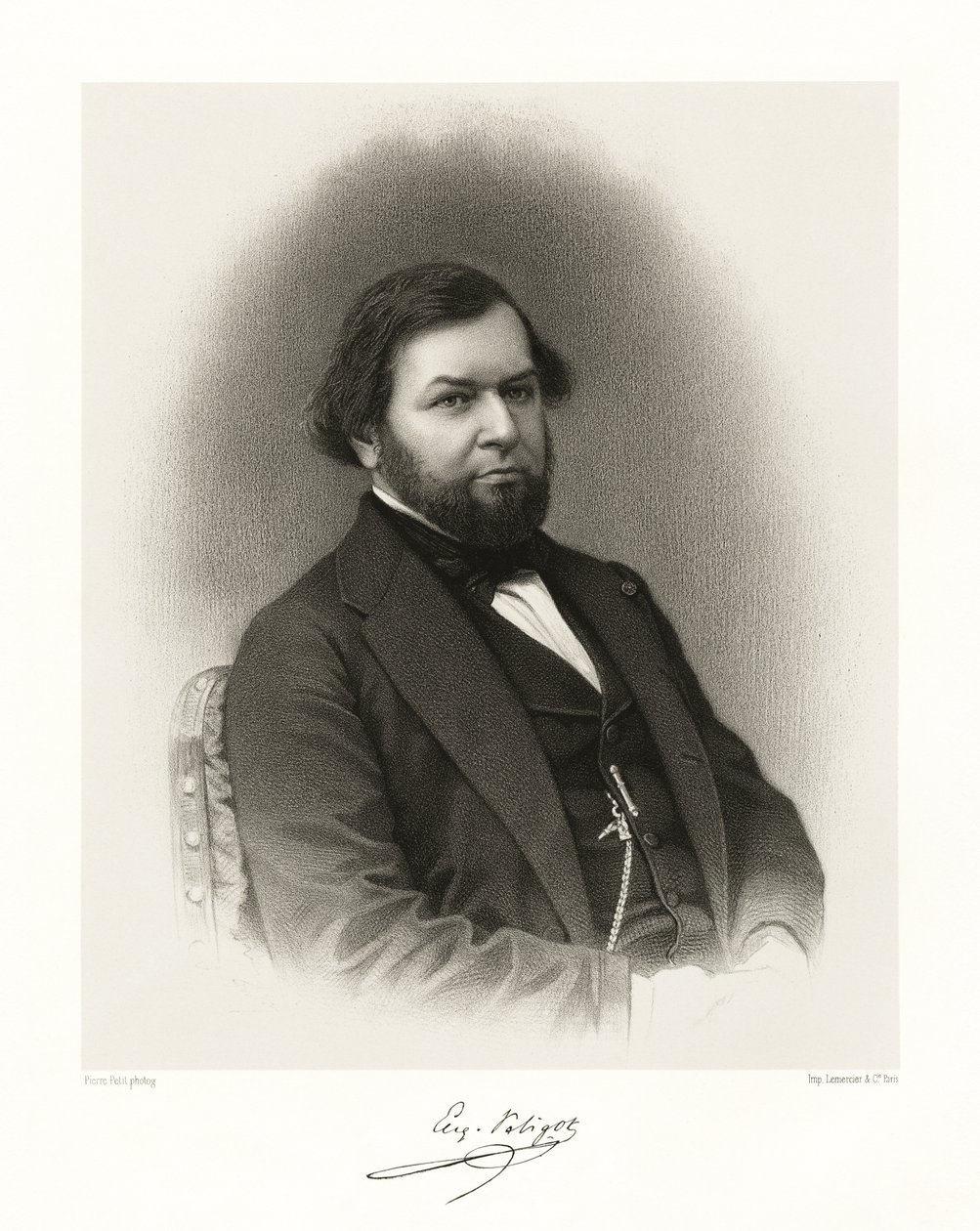 ユージーン・メルキオール・ペリゴ、1865-66 作： ピエールプチ