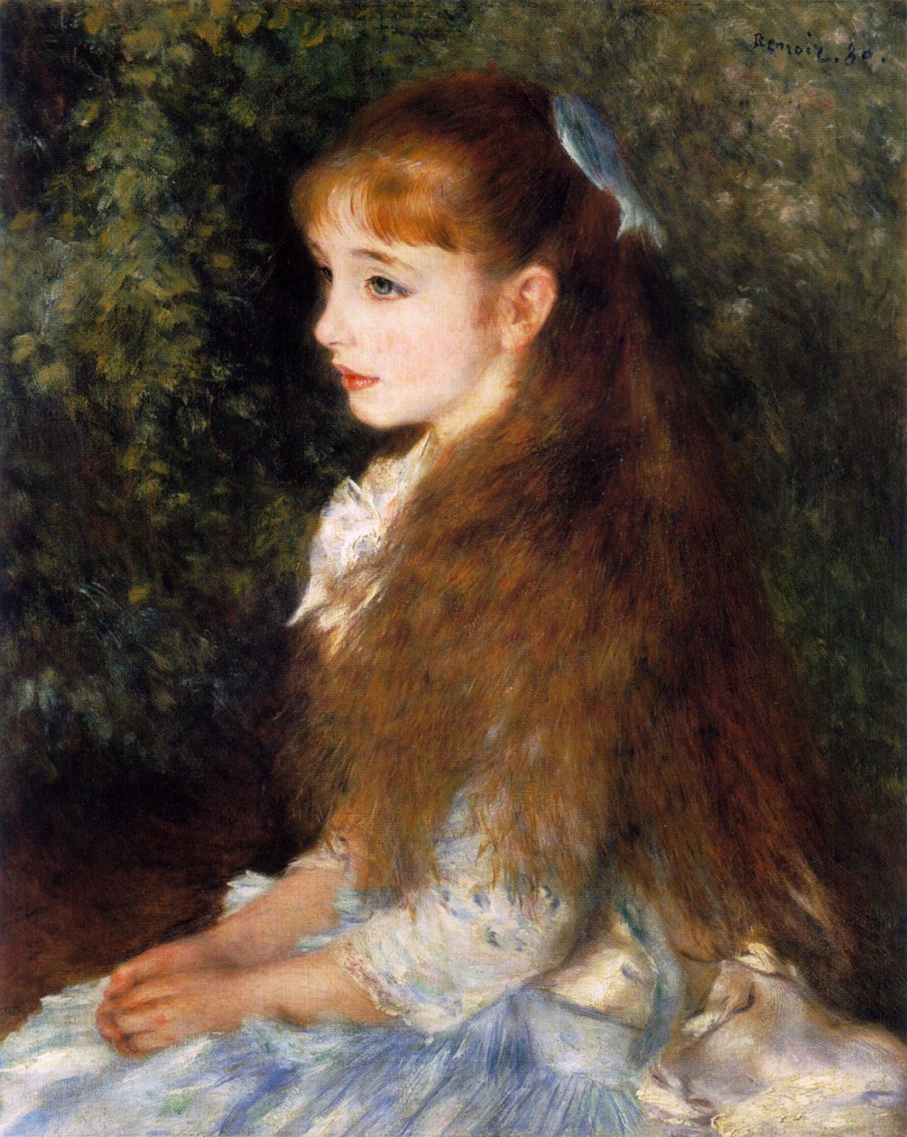 Mlle Irene Cahen dAnversn英語：Mlle Irene Cahen dAnversn 作： ピエールオーギュストルノワール