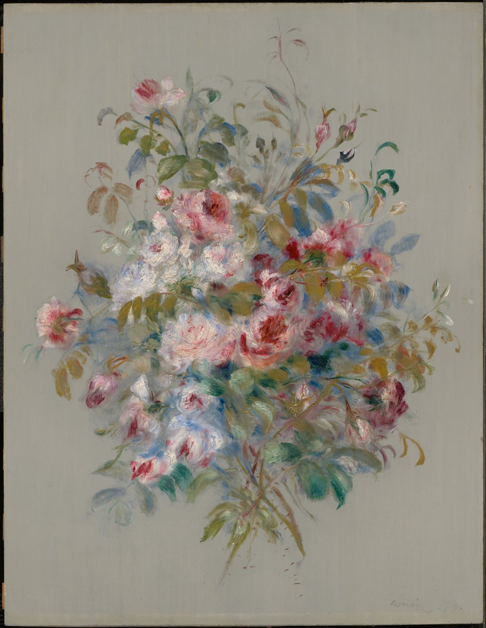 バラの花束 作： ピエールオーギュストルノワール