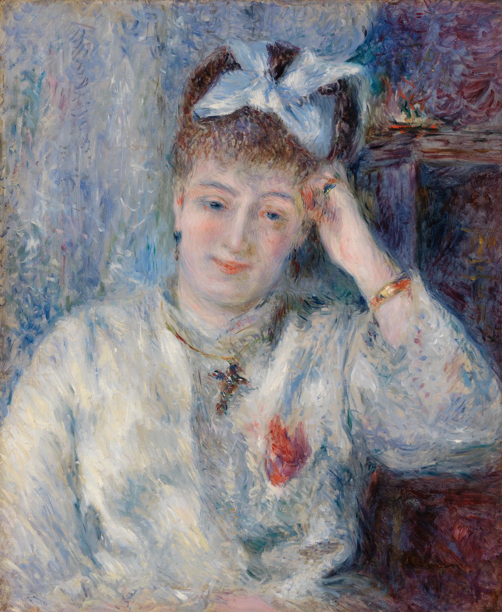 Mademoiselle Marie Murer の肖像 (Mademoiselle Marie Murer の肖像) 作： ピエールオーギュストルノワール