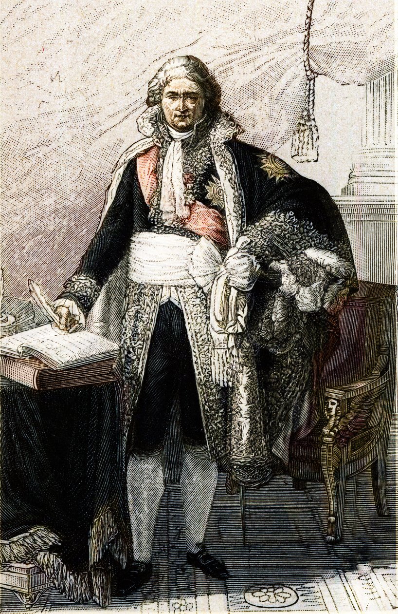 ジャン・エティエンヌ・マリー・ポルタリスの肖像。フランスの法学者・政治家（1746-1807）。Pierre Gautherotの絵が元になっています。 作： ピエール（後）ゴーテロット
