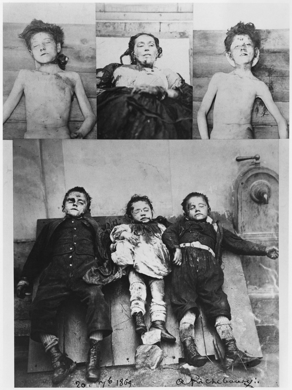 Troppmann事件、1869年にJean-Baptiste Troppmannによって殺されたKinck家族 作： ピエールアンブロワーズリシュブール