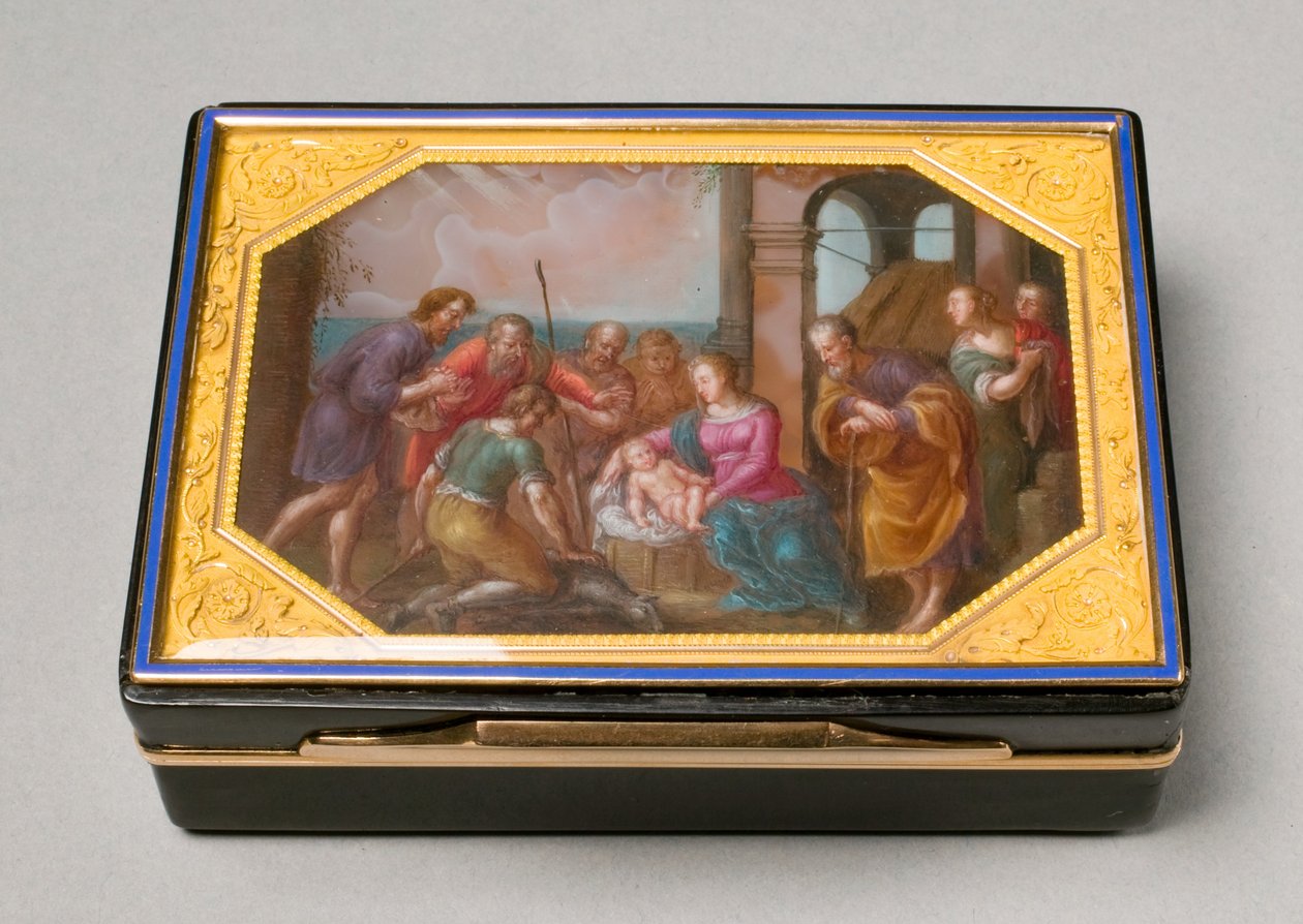 スナッフボックス、c.1810-20 作： ピエールアンドレモントーバン