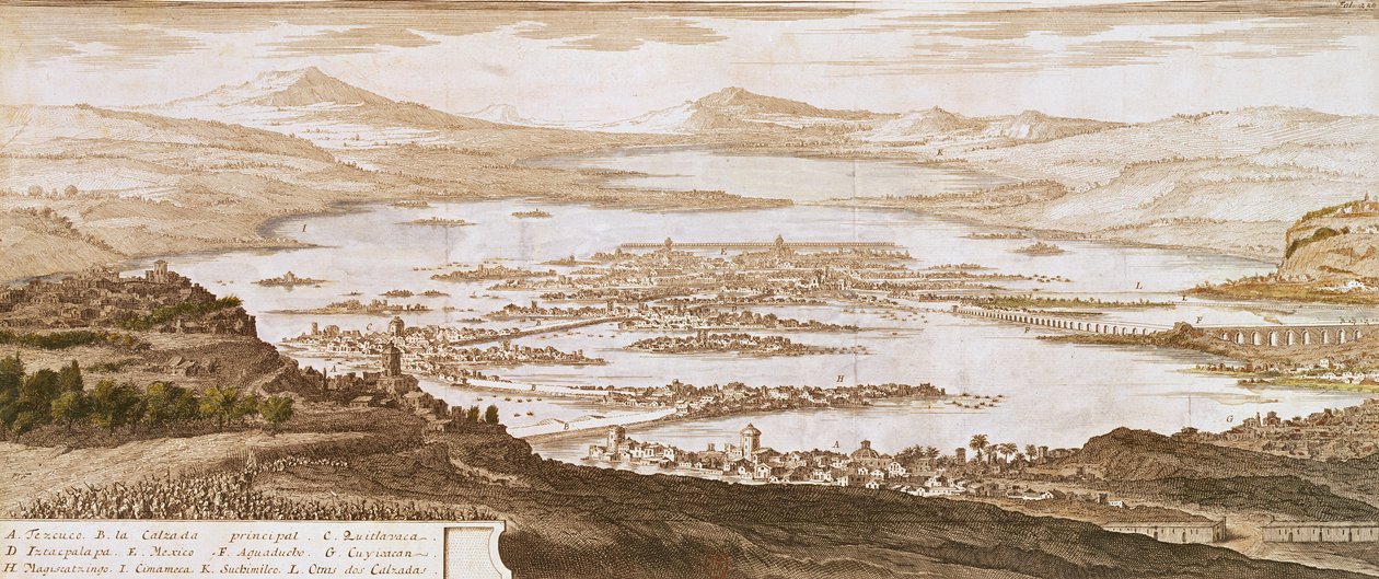 メキシコの町、アレクサンダーフォンフンボルト（1769〜1859）1810年の「新大陸の航海から春分地域」まで 作： ピエール・アントワーヌ・マルシェ