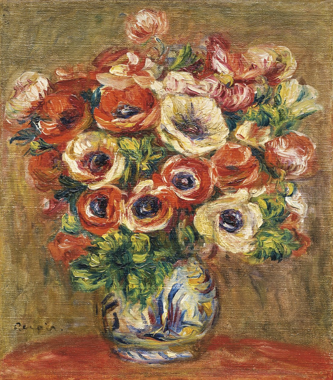花瓶のアネモネc。 1915
