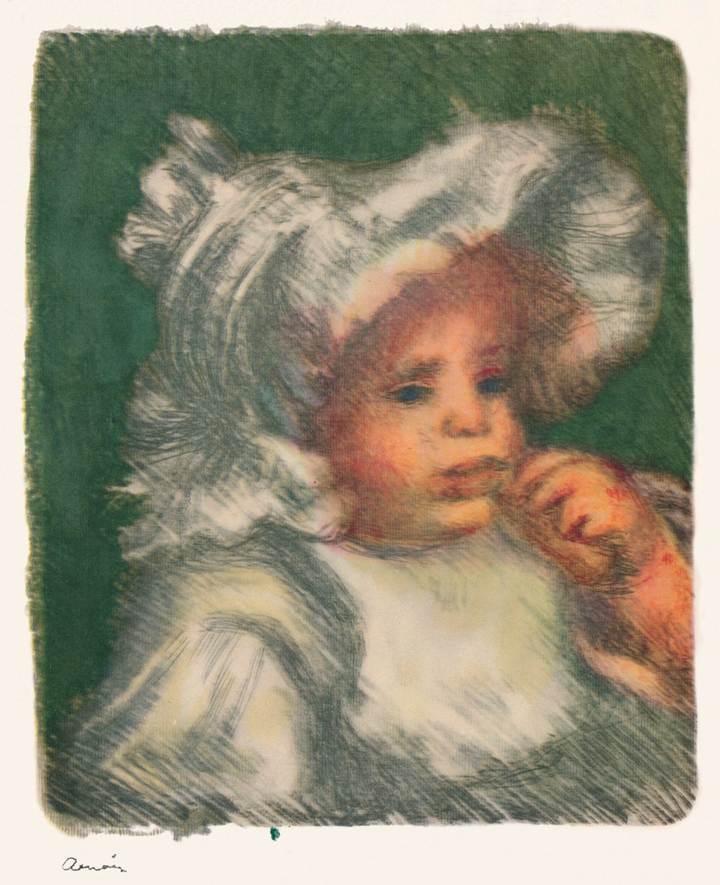 ビスケットの子、1898〜1899年、1946年 作： ピエールオーギュストルノワール
