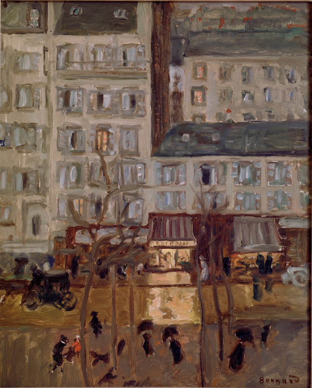 クリシー大通り ピエール・ボナール（1867-1947）の絵画 1904年 ブリュッセル、dr.G.デレマンス 作： ピエール・ボナール