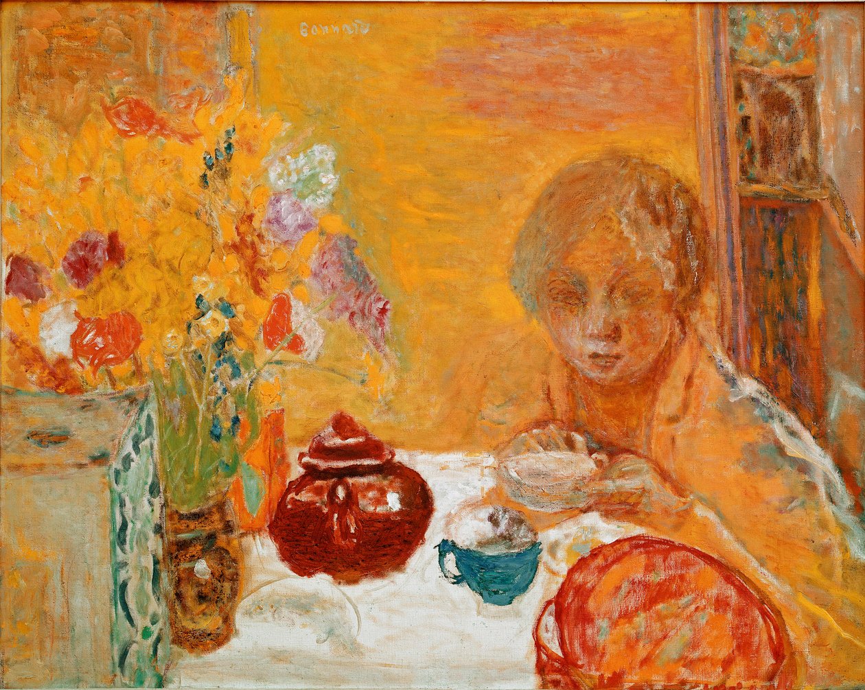 ピエール・ボナール（1867-1947）による《朝食》 1932年頃
