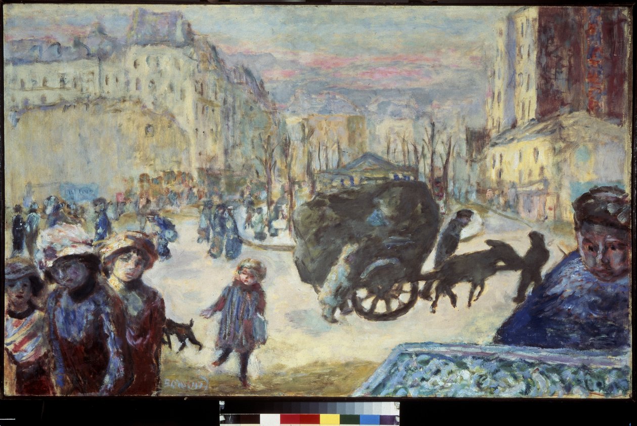 モーニング イン パリ (Morning in Paris)。 ピエール・ボナール (1867-1947) の絵画 作： ピエール・ボナール