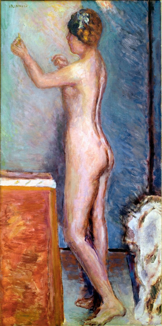 青色背景の裸体画 ピエール・ボナール（1867-1947） 1915年 ソロトゥルン シルバン・コッハー・コレクション 作： ピエール・ボナール