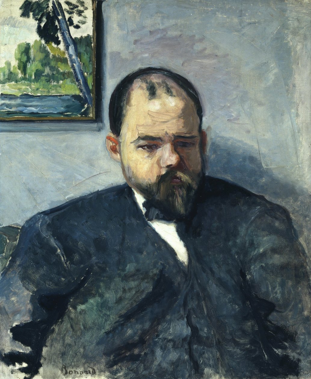 Ambroise Vollard 1865-1939のポートレート、1904年頃。 作： ピエール・ボナール