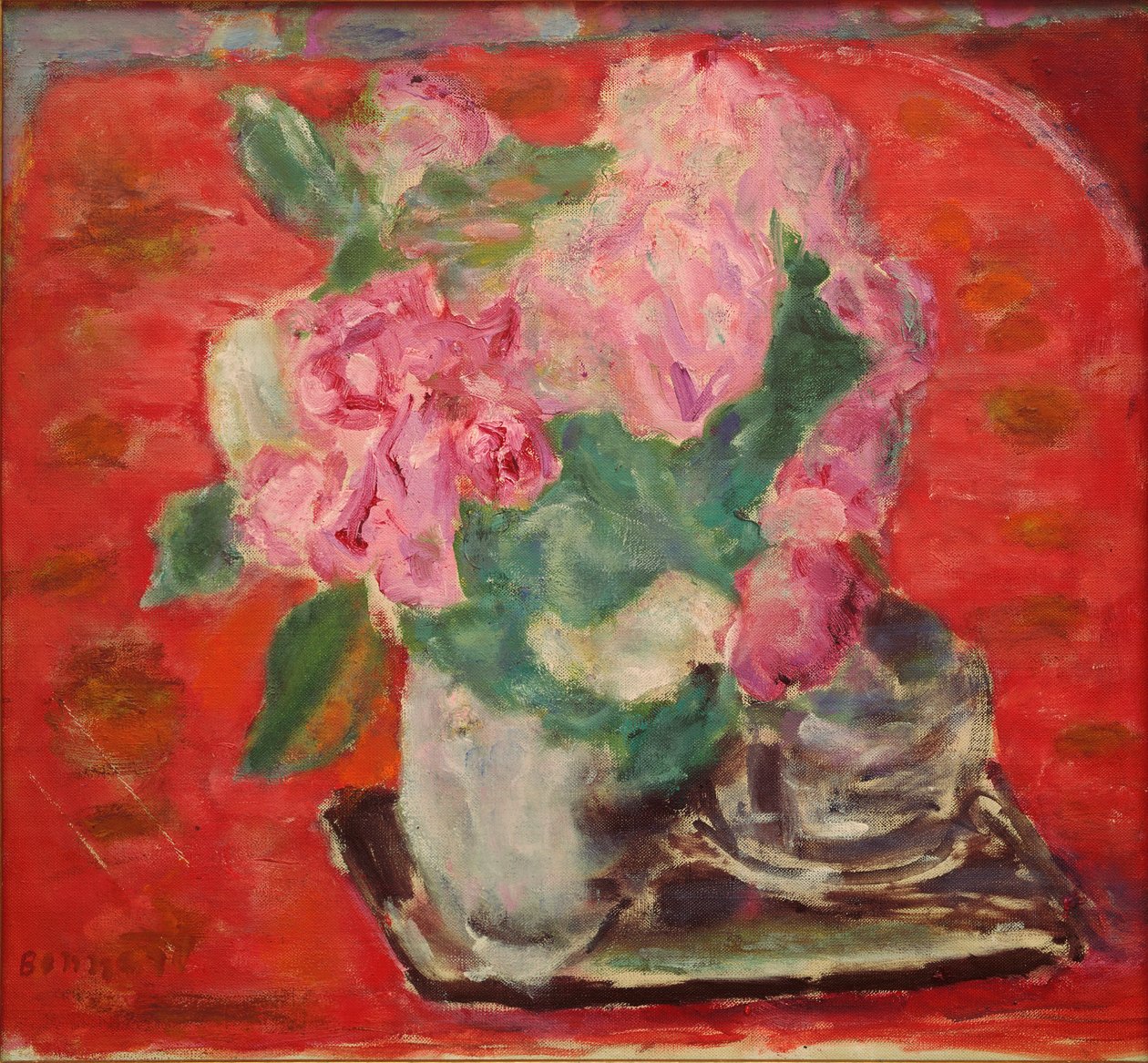 ピエール・ボナール 、【パリの河岸】、希少画集画、新品高級額・額装